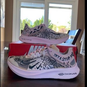 Nike Zoom Fly SP x Nathan Bell Doodles SZ 9.5